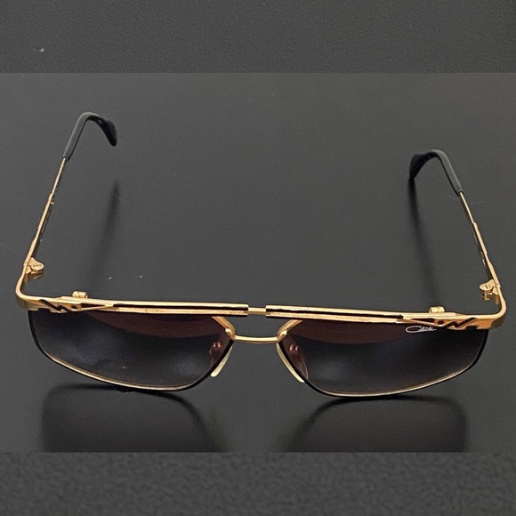 Rare Vintage CAZAL 966 302 Black & Gold Metal Frame UV Protection Sunglasses - Picture 5 of 16